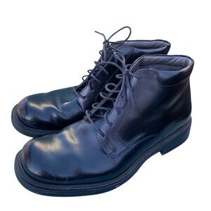 Classic Black Leather Men's Boots Bass Market Size 11 Waterproof